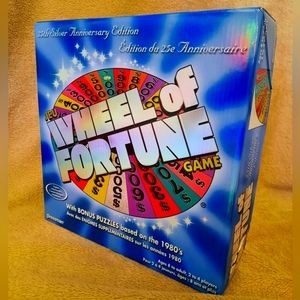 Wheel of Fortune 25th Anniversary Edition Board Game
